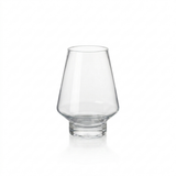 Lugano 22cm Glass Hurricane Vase - Clear - Laura James