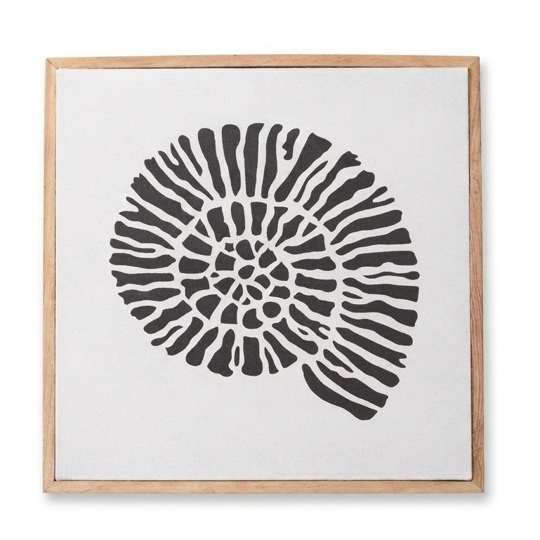 Newlyn 45x45cm Wall Art - Shell III - Laura James