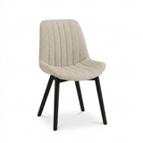  Bella Boucle Dining Chairs - Set Of 2 -  Black Legs - Laura James 