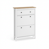 Shoe Cabinet Wooden Storage Cupboard - Laura James