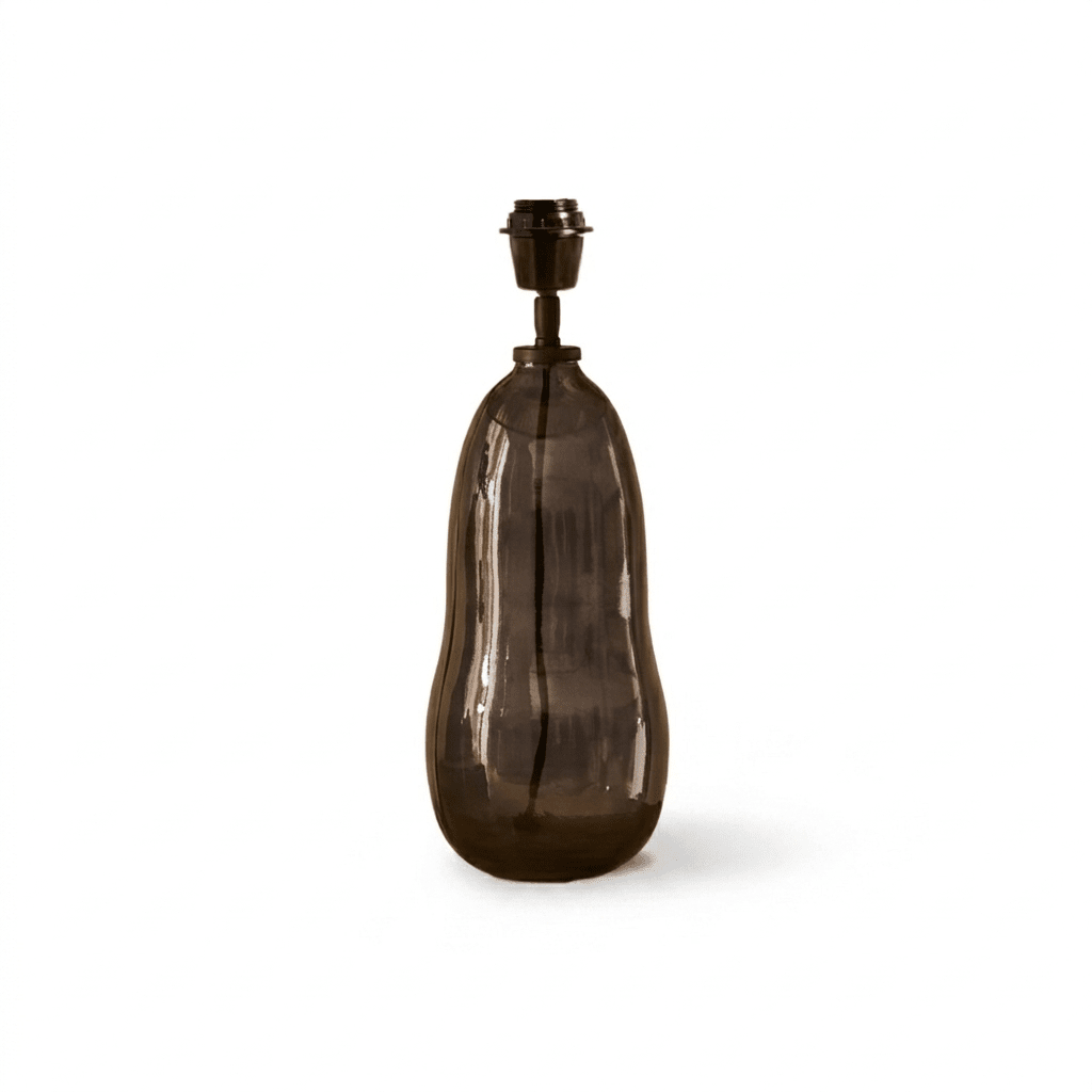 Breamore Wide Table Lamp Base - Dark Grey - Laura James 