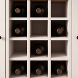 Bampton Sideboard with Wine Rack - Alabaster White - Laura James 