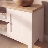 Bampton Alabaster White TV Unit - New