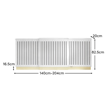 Iliana Extending Radiator Cover - Snow White - Laura James
