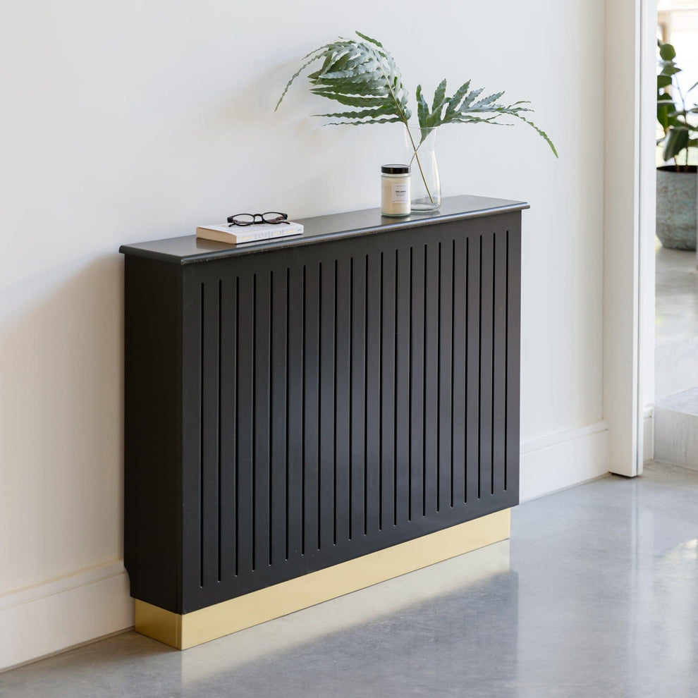 Iliana Medium Radiator Cover in Charcoal Grey Laura James