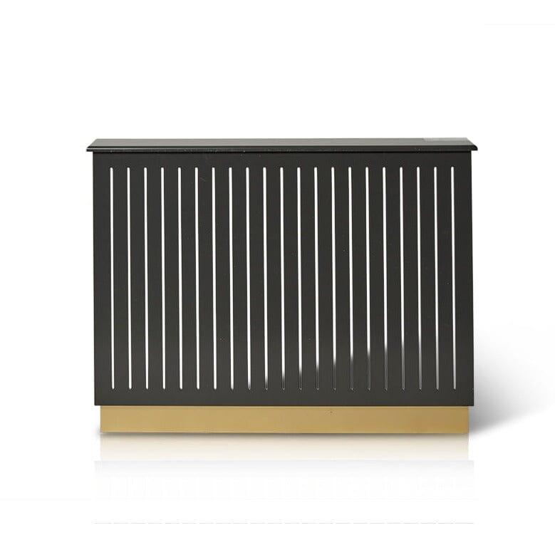 Iliana Medium Radiator Cover in Charcoal Grey - Laura James