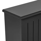 Iliana Medium Radiator Cover in Charcoal Grey - Laura James