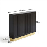 iliana-medium-radiator-cover-in-charcoal-grey - Laura James