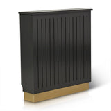 Iliana Small Radiator Cover in Charcoal Grey - Laura James