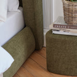 Hannah King Ottoman Bed - Moss Green - Laura James