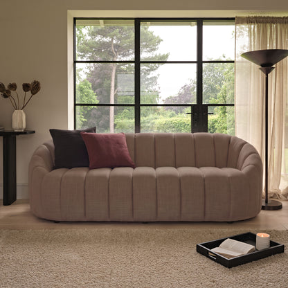 Dune 3 Seater Sofa - Natural Brown