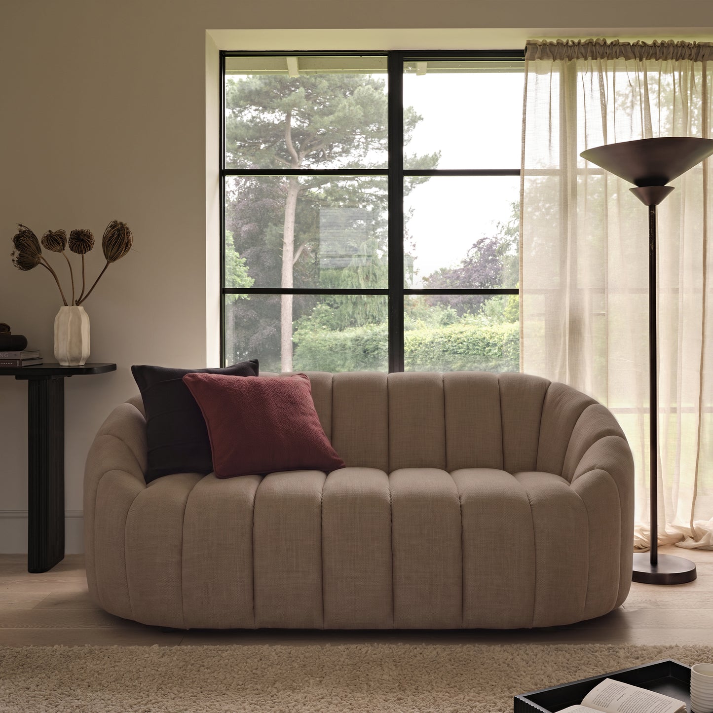 Dune 2 Seater Sofa - Natural Brown - Laura James 