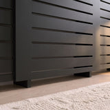 Asha Adjustable Radiator Cover - Jet Black - Laura James 