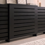 Asha Adjustable Radiator Cover - Jet Black - Laura James 