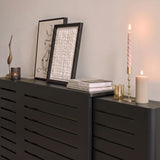 Asha Adjustable Radiator Cover - Jet Black - Laura James 