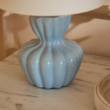 Dawes 30cm Ceramic Lamp Base - Cornflower Blue - Laura James 