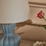 Dawes 30cm Ceramic Lamp Base - Cornflower Blue - Laura James 