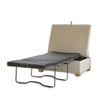 Madeleine Bed in a Box - Sand with Whitewash Oak Legs - Laura James