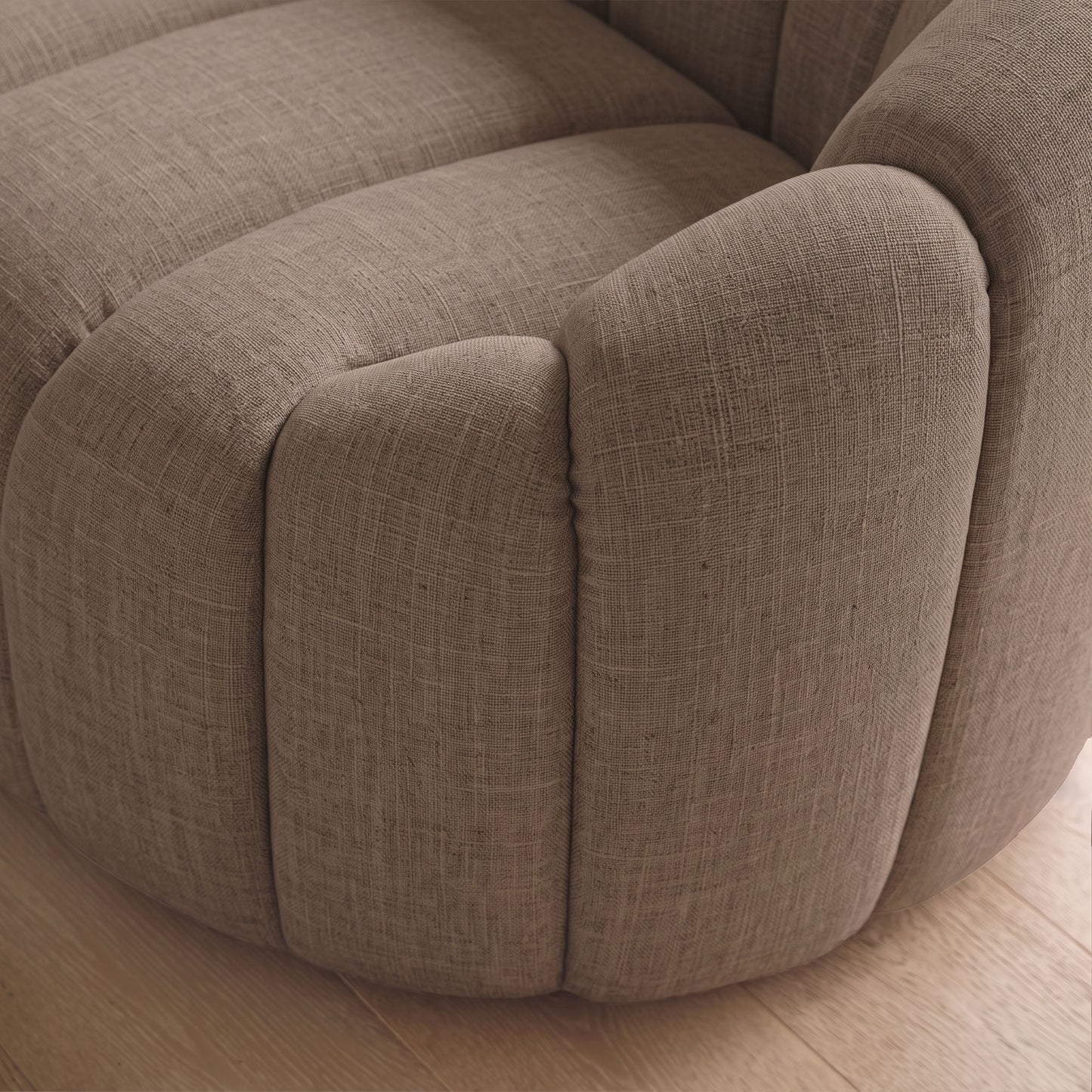 Dune 2 Seater Sofa - Natural Brown - Laura James 