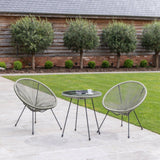 Indra String Bistro Set - grey - Laura James