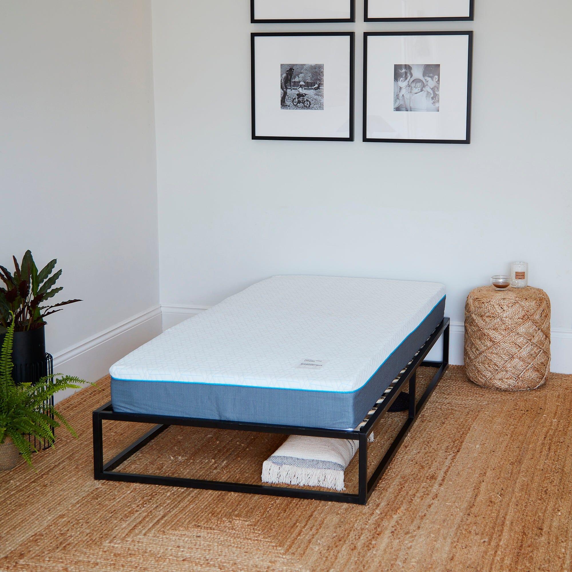 Indy Single Platform Bed & Mattress - Laura James