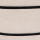 Ivory Black Piping is selected