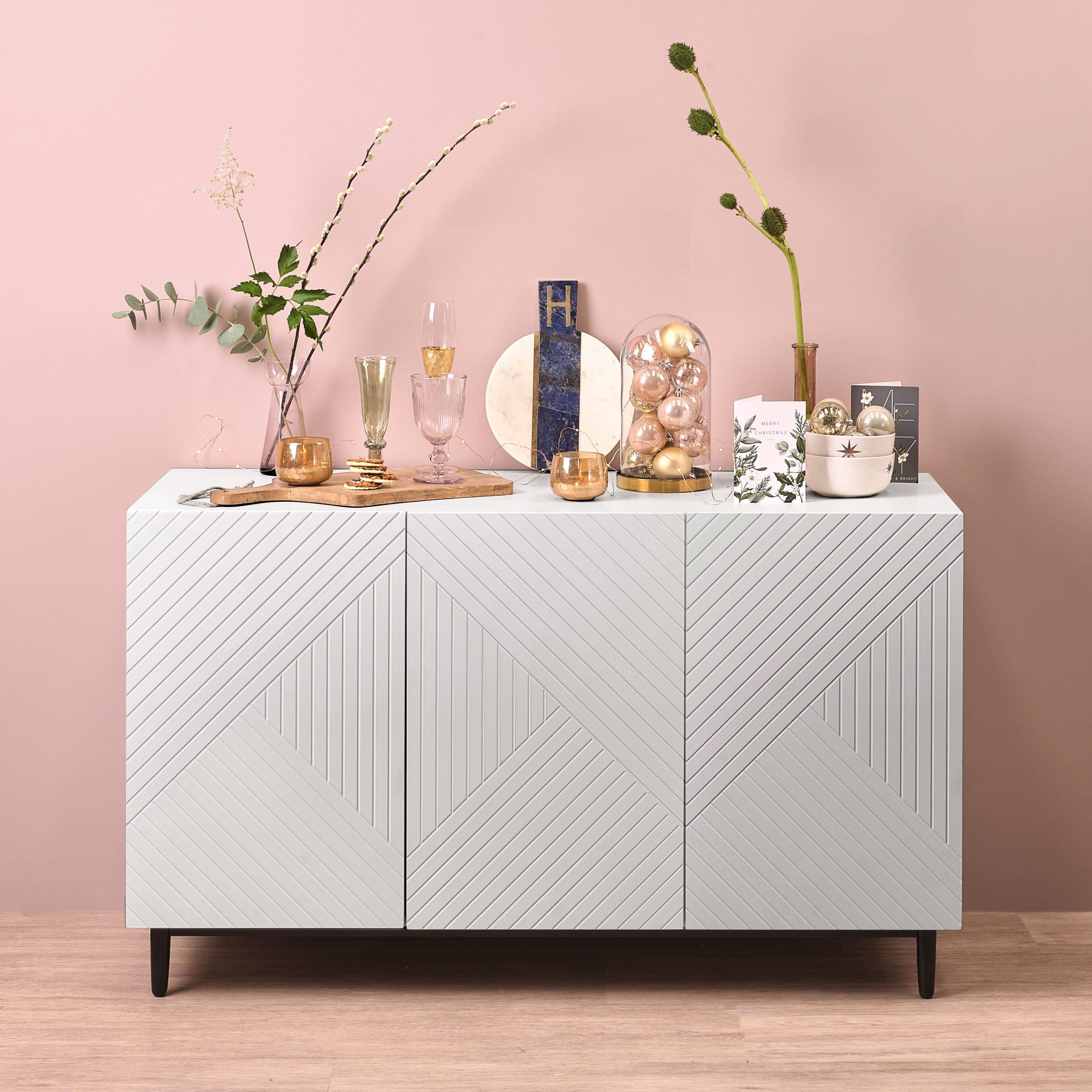 Jack Large White Sideboard - Laura James