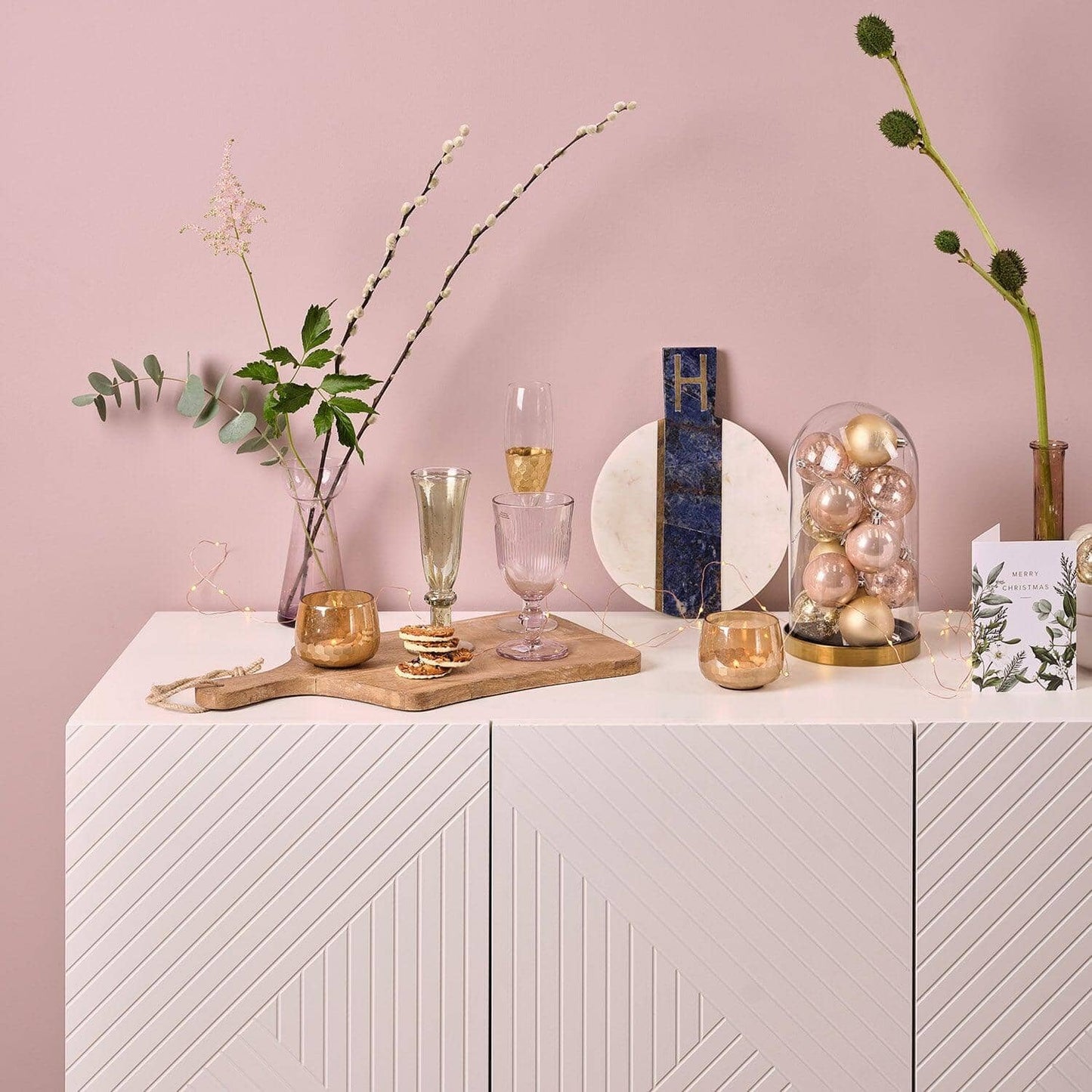 Jack 3 Door Large Sideboard - Geometric White