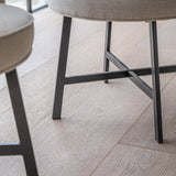 Jacob dining chairs - set of 2 - sand and black - Laura James