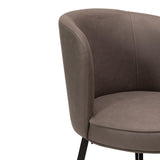 Jacob dining chairs - set of 2 - steel grey and black - Laura James