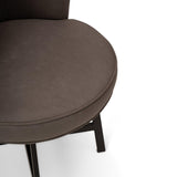 Jacob dining chairs - set of 2 - steel grey and black - Laura James