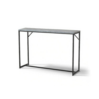 Jay console table - concrete effect and black - Laura James
