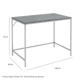Jay Marble Effect Desk - Black