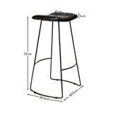 Jayden Black Bar Stool
