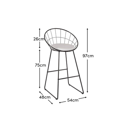 Jimmy breakfast bar stools - Laura James