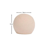 Kelton 11cm Ceramic Ball Ornament - Taupe