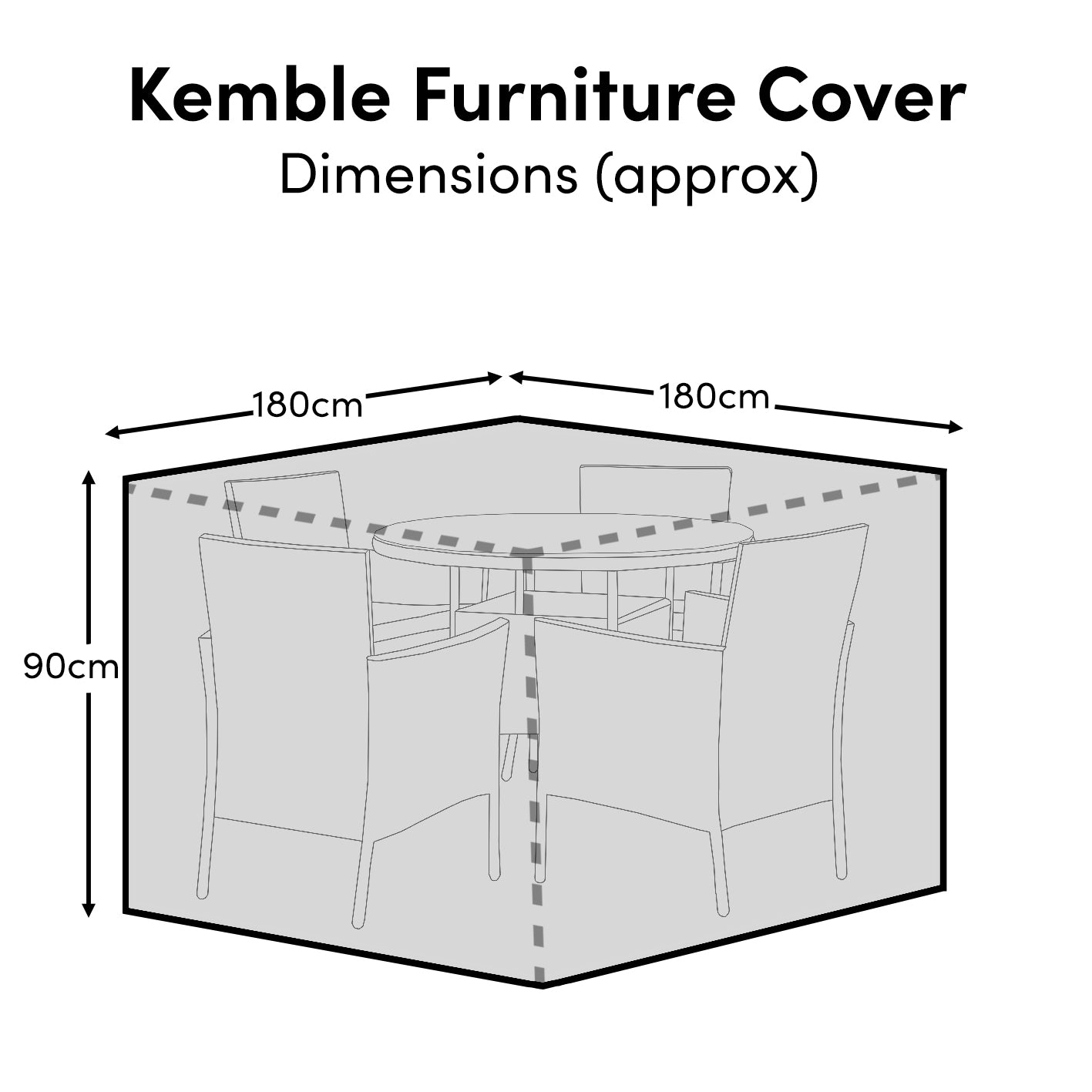 Kemble 4 Furniture Cover New - Laura James 