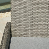 Kemble/Marston Outdoor Reclining Chair with Cushion - Grey - Laura James