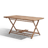 Lila 4 Seater Bamboo Folding Garden Dining Set - Laura James 