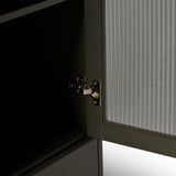 Lua Tall Cabinet in Fir Green - Laura James