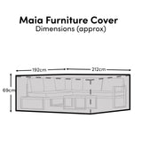 Garden Furniture Cover - Maia Corner Sofa Set - Laura James 