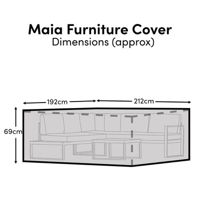 Garden Furniture Cover - Maia Corner Sofa Set - Laura James 