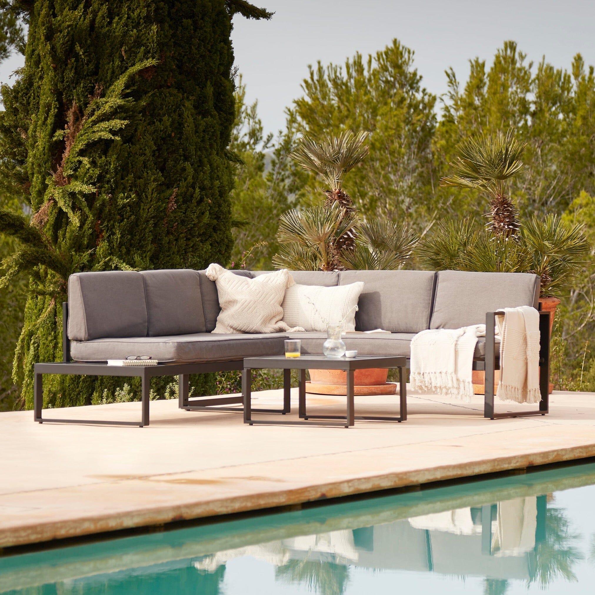 Right hand corner garden sofa deals