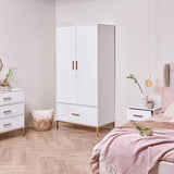 White Marie 4 piece bedroom furniture set - Laura James 