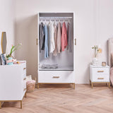 White Marie 4 piece bedroom furniture set - Laura James 