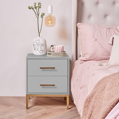 Marie 4 piece bedroom furniture set - grey