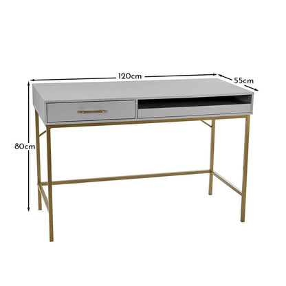 Marie Desk - Ash Grey