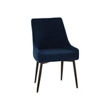 Maeve Ink Dining Chairs with Black Legs
