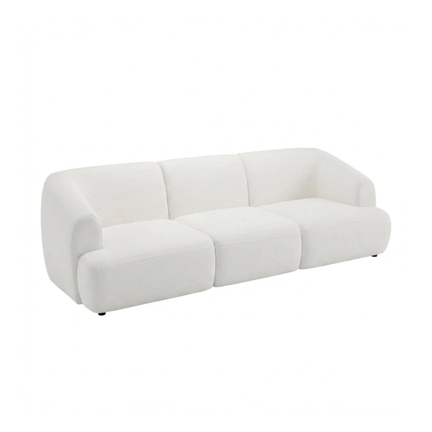 Nathalia 3-Seater Sofa - Chalked White Boucle - Laura James