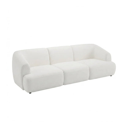 Nathalia 3-Seater Sofa - Chalked White Boucle - Laura James
